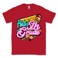 Red hello 5th grade Classic Tee - JahusDesignShop