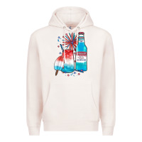 Pale Pink th of july drinks, american ice Premium Hoodie - JahusDesignShop