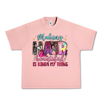Salmon making hair beautiful is kinda my thing Urban Heavy Tee - LillyAllenDesigns