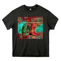 Asphalt country boots and cowboy hat christmas Heavy Core Tee - Jasminsmagicworld