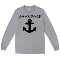 Heather Grey Bier Kapitan Long Sleeve Tee - Bettercallsaul