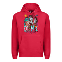 Cardinal cosmic cowgirl Premium Hoodie - OliviaCreatesArt