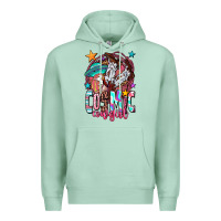 Seafoam cosmic cowgirl Premium Hoodie - OliviaCreatesArt