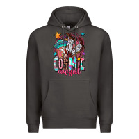 Smoke cosmic cowgirl Premium Hoodie - OliviaCreatesArt