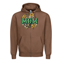 Chestnut Aztec Mom Mother's Day Zipper Hoodie - CowGirlArtShop