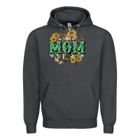 Smoke Aztec Mom Mother's Day Zipper Hoodie - CowGirlArtShop