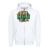 White Aztec Mom Mother's Day Zipper Hoodie - CowGirlArtShop