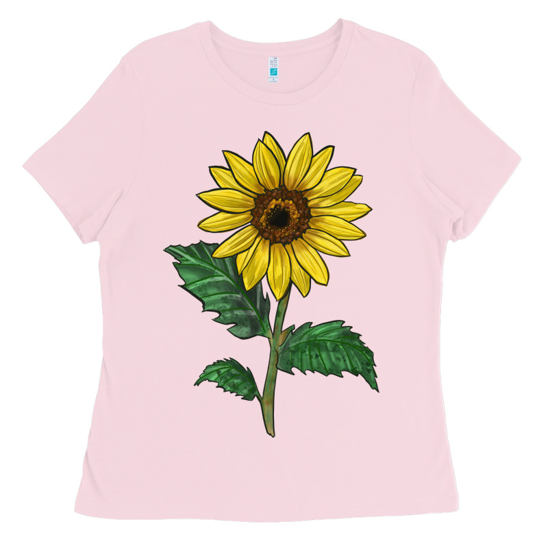 Sunray Yellow Sunflower Ladies Tee by LillyAllenDesigns | Teevron