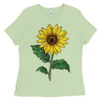 Matcha Sunray yellow sunflower Ladies Tee - LillyAllenDesigns