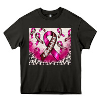 Asphalt breast cancer american football ribbon Heavy Core Tee - NancyCooperArtShop