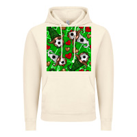 Vintage Artic soccer gnomes and hearts seamless pattern Vintage Hoodie - BundleAndBundleShop