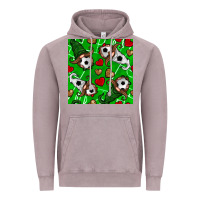 Vintage Zinc soccer gnomes and hearts seamless pattern Vintage Hoodie - BundleAndBundleShop