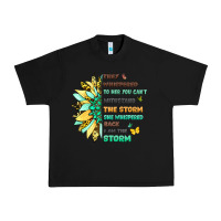 Black inspirational flower and quote design Urban Heavy Tee - LillyAllenDesigns