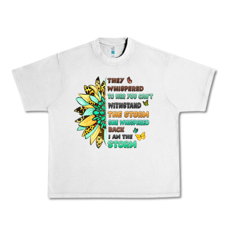 Inspirational Flower And Quote Design Urban Heavy Tee by LillyAllenDesigns | Teevron