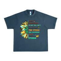 Midnight Navy inspirational flower and quote design Urban Heavy Tee - LillyAllenDesigns