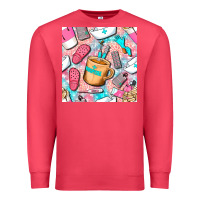 Cardinal hospital nurse coffee cups with leopard seamless pattern bbs Premium Sweatshirt - BundleAndBundleShop