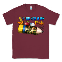 Burgundy 3 rd grade dude Classic Tee - BundleAndBundleShop