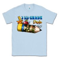 Dusty Blue 3 rd grade dude Classic Tee - BundleAndBundleShop