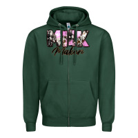 Sports Green Milk Maker Mother's Day Zipper Hoodie - CowGirlArtShop