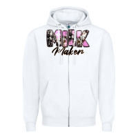 White Milk Maker Mother's Day Zipper Hoodie - CowGirlArtShop