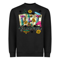 Black Western Pet Groomer Heavyweight Sweatshirt - texasbilliewilder