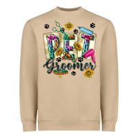 Mushroom Western Pet Groomer Heavyweight Sweatshirt - texasbilliewilder