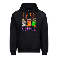 Black trick or coffee Urban Hoodie - CowhideDigitalArt