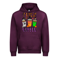 Mauve Wine trick or coffee Urban Hoodie - CowhideDigitalArt