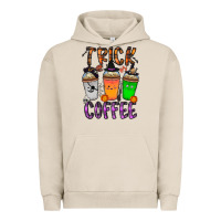 Pigment French Oak trick or coffee Urban Hoodie - CowhideDigitalArt