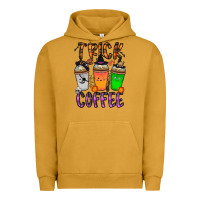 Pigment Peanut Butter trick or coffee Urban Hoodie - CowhideDigitalArt