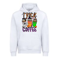 White trick or coffee Urban Hoodie - CowhideDigitalArt