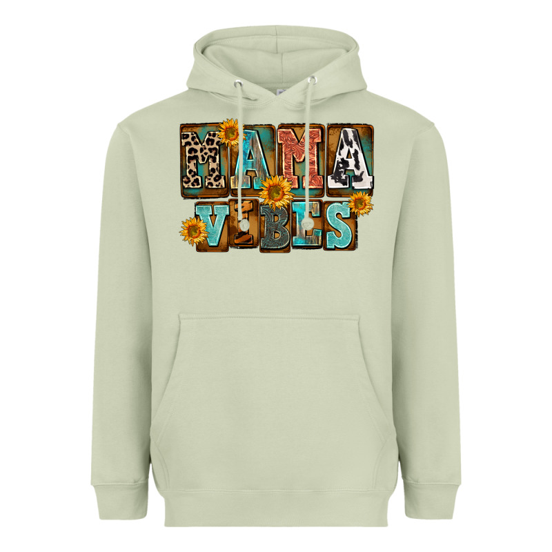 Western Mama Vibes Mother's Day Heavyweight Hoodie by FaDigitalArtStudio | Teevron