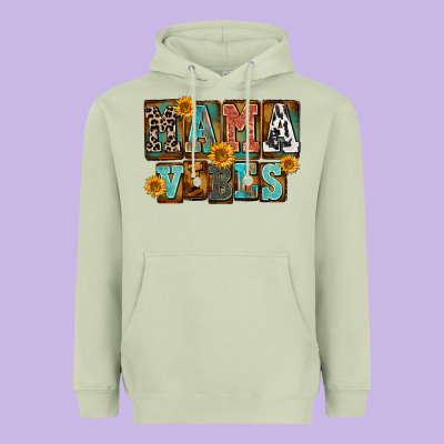 Western Mama Vibes Mother's Day Heavyweight Hoodie Designed By Fadigitalartstudio