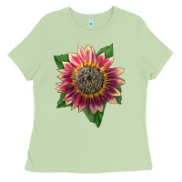Matcha crimson blaze sunflower Ladies Tee - LillyAllenDesigns