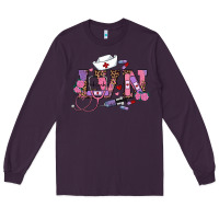 Plum valentines day lvn Long Sleeve Tee - RanaPortraitStore