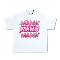 White mama mama mama valentine's day Urban Heavy Tee - LillyAllenDesigns
