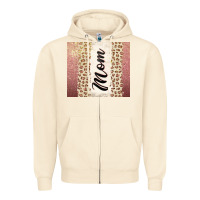 Sandshell Rose gold mom leopard glitter Zipper Hoodie - CowGirlArtShop