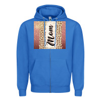 True Royal Rose gold mom leopard glitter Zipper Hoodie - CowGirlArtShop