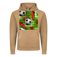 Vintage Camel soccer shoes goal seamless pattern Vintage Hoodie - BundleAndBundleShop