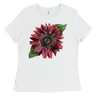 White chocolate sunflower Ladies Tee - LillyAllenDesigns