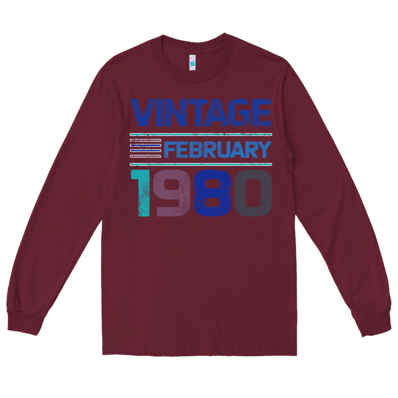 Vintage February 1980 Long Sleeve Tee by Bettercallsaul | Teevron