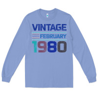 Colony Blue Vintage February 1980 Long Sleeve Tee - Bettercallsaul