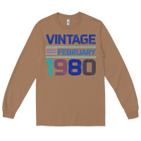 Toasted Coconut Vintage February 1980 Long Sleeve Tee - Bettercallsaul