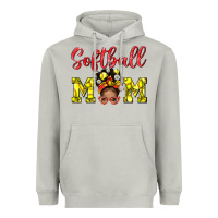 Moon Dust softball mom  and afro messybun mom bbs Heavyweight Hoodie - BundleAndBundleShop