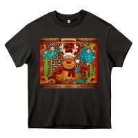 Asphalt western christmas reindeer Heavy Core Tee - Jasminsmagicworld