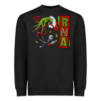 Black Christmas Character Heavyweight Sweatshirt - NancyCooperArtShop