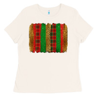 Bone Christmas brushstroke Ladies Tee - Jasminsmagicworld