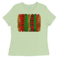 Matcha Christmas brushstroke Ladies Tee - Jasminsmagicworld