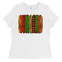 White Christmas brushstroke Ladies Tee - Jasminsmagicworld