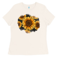 Bone sunflower patch Ladies Tee - Jasminsmagicworld
